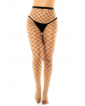 Collant large maille noire - MAL1106BLK