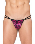 Mini string imprimé rose et noir New Look - LM2299-01PKB