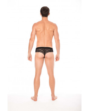 String noir en dentelle délicate - LM2006-57BLK