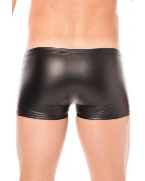 Boxer simili cuir - LM2008-67BLK