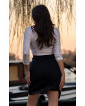 Jupe longue noire Frida - LSL2-LBLK