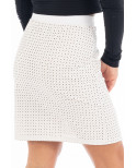 Jupe longue blanche Natacha - LSL3-LWHT