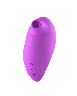 2en1 Stimulateur clitoridien à picots par aspiration avec son œuf vibrant à distance violet - 0-B0009PUR