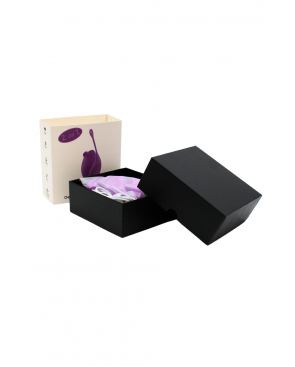 2en1 Stimulateur clitoridien à picots par aspiration avec son œuf vibrant à distance violet - 0-B0009PUR