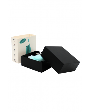 2en1 Stimulateur clitoridien à picots par aspiration avec son œuf vibrant à distance turquoise - 0-B0009TUR