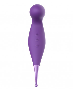 Oiseau du Paradis - Vibromasseur 2 en 1 avec vibration clitoridienne par membrane et embout stimulateur violet - CR-820PUR