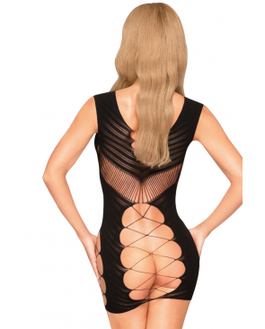 Mini robe Noir Flame on the rock - PH0053BLK
