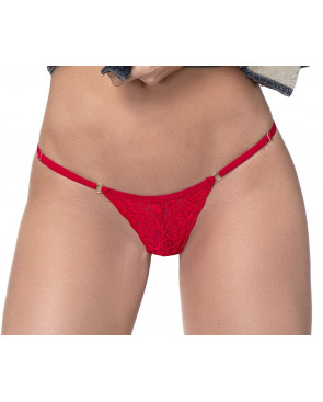 String dentelle rouge - MAL107RED