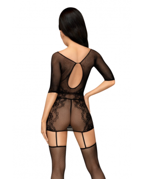 Bodystocking fantaisie noir High stakes - PH0116BLK