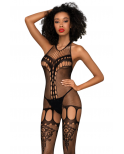 Bodystocking fantaisie noir Fancy me - PH0111BLK