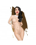 Body blanc large maille Scandalous - PH0108WHT
