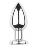 Plug vibrant acier inoxydable anal taille M avec télécommande, USB - RY-207-M