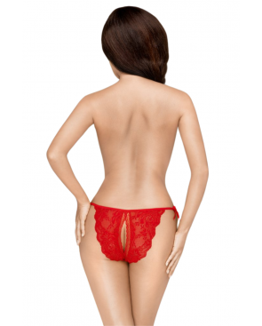 Culotte ouverte rouge Too hot to be real - PH0125RED