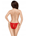 Culotte ouverte rouge Too hot to be real - PH0125RED