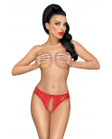 Culotte ouverte rouge Naughty valentine - PH0121RED