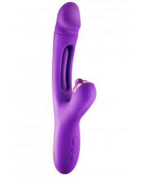 Vibromasseur rabbit 3-en-1 avec tapotements Joyfully - CC531056020120