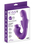 Vibromasseur rabbit 3-en-1 à triple stimulation Kissy - CC531055020120