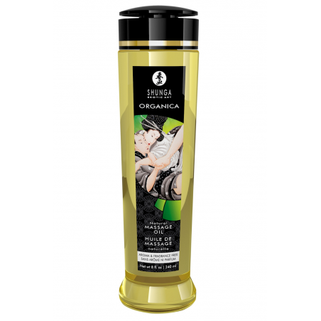 Huile de Massage Organica Sans Parfum 240 ml Shunga - CC3222
