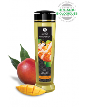 Huile de Massage Organica Mangue Enivrante 240 ml Shunga - CC3031