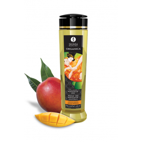 Huile de Massage Organica Mangue Enivrante 240 ml Shunga - CC3031