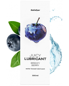 Lubrifiant à base d'eau Myrtille fraiche 300 ml Satisfyer - CC597068