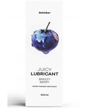 Lubrifiant à base d'eau Myrtille fraiche 300 ml Satisfyer - CC597068