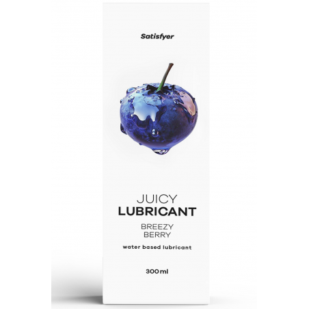 Lubrifiant à base d'eau Myrtille fraiche 300 ml Satisfyer - CC597068