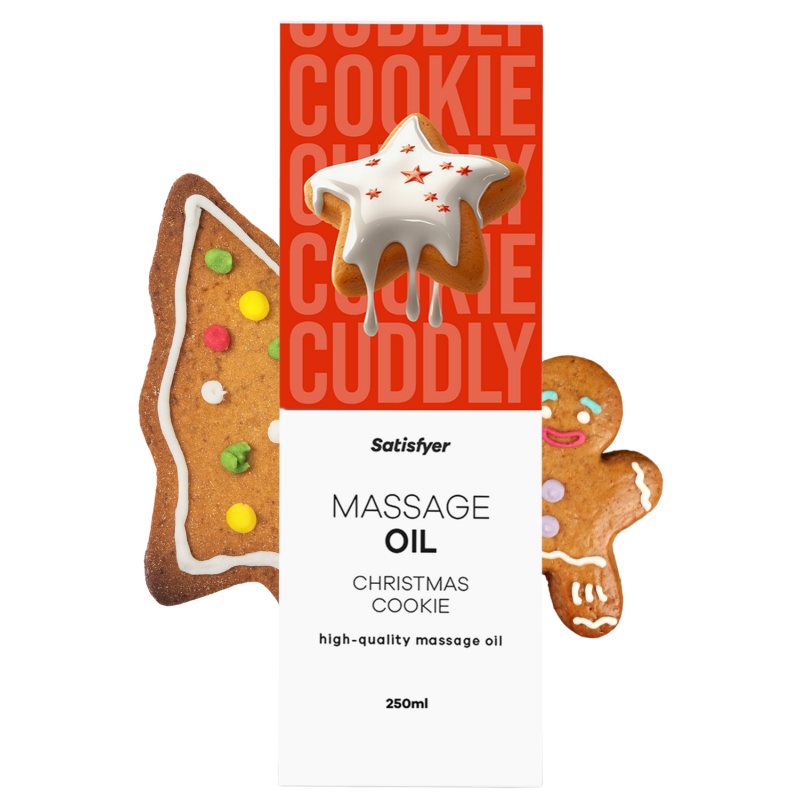 Huile de massage Cookie de Noël 250 ml Satisfyer - CC597060 Huile de massage Cookie de Noël 250 ml Satisfyer - CC597060