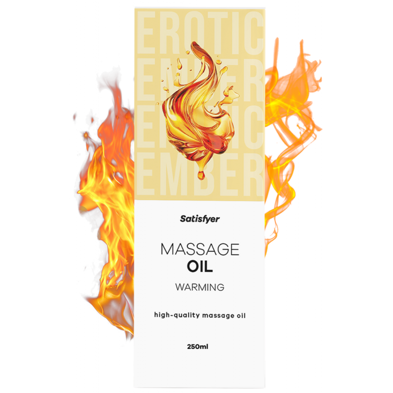 Huile de massage chauffante 250 ml Satisfyer - CC597058 Huile de massage chauffante 250 ml Satisfyer - CC597058