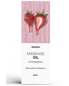 Huile de massage Fraise 250 ml Satisfyer - CC597057
