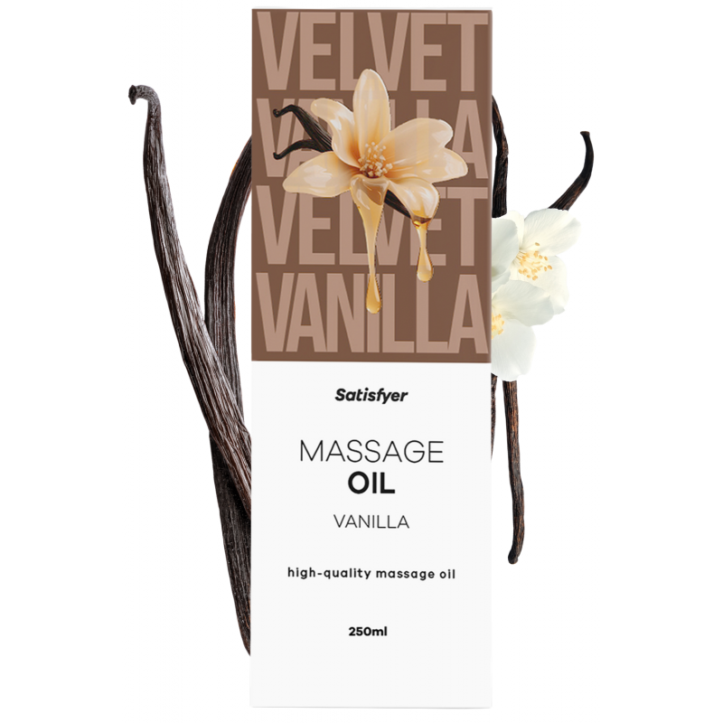 Huile de massage Vanille 250 ml Satisfyer - CC597055 Huile de massage Vanille 250 ml Satisfyer - CC597055