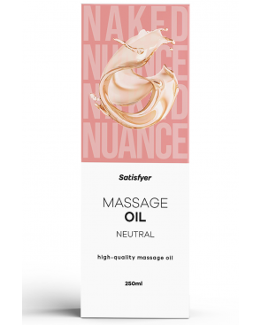 Huile de massage neutre 250 ml Satisfyer - CC597050