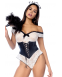 Costume sexy de soubrette 2 pièces - MAL60058COS