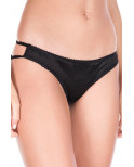 Culotte coquine noire effet cage sur les fesses - ML10010BLK
