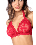 Ensemble sexy 2 pièces en dentelle romantique avec haut et string assorti - MAL8971RED Ensemble sexy 2 pièces en dentelle romantique avec haut et string assorti - MAL8971RED