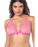 Ensemble sexy 2 pièces rose en dentelle délicate avec haut et string assorti - MAL8971PINK Ensemble sexy 2 pièces rose en dentelle délicate avec haut et string assorti - MAL8971PINK
