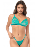 Ensemble sexy 2 pièces en dentelle extensible - MAL8949WTEA Ensemble sexy 2 pièces en dentelle extensible - MAL8949WTEA