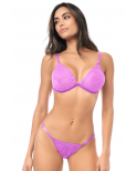 Ensemble sexy 2 pièces dentelle douce et extensible - MAL8949WORC
