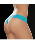 String brésilien bleu turquoise en dentelle - MAL93TUR