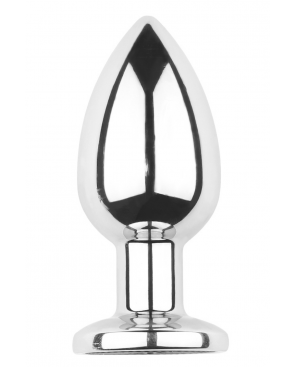 Plug vibrant acier inoxydable anal taille M avec télécommande, USB - RY-207-M