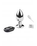 Plug vibrant acier inoxydable anal taille S avec télécommande, USB - RY-207-S Plug vibrant acier inoxydable anal taille S avec télécommande, USB - RY-207-S
