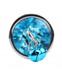 Plug bijou aluminium bleu avec clochettes Taille M - RY-002-A-ZB Plug bijou aluminium bleu avec clochettes Taille M - RY-002-A-ZB
