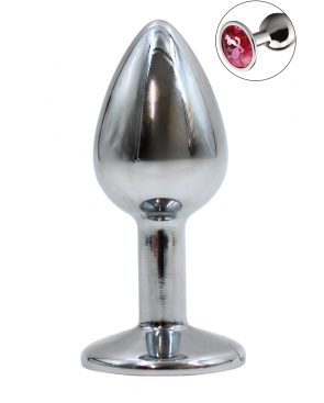 Plug bijou en aluminium bijou rose Small - RY-001PNK