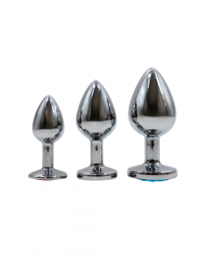 Plug bijou en aluminium bijou rose Small - RY-001PNK