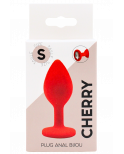 Plug rouge bijou cristal Small CHERRY - RY-067CRED