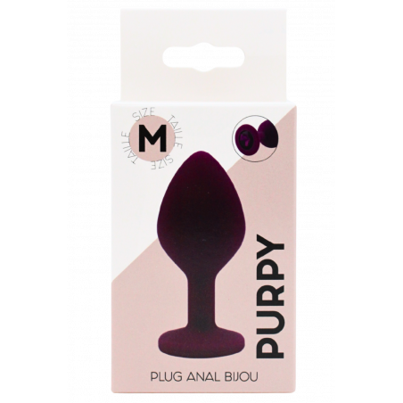 Plug bijou violet Medium PURPY - RY-068PUR