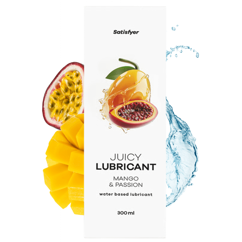 Lubrifiant à base d'eau Mangue et Passion 300 ml Satisfyer - CC597074 Lubrifiant à base d'eau Mangue et Passion 300 ml Satisfyer - CC597074