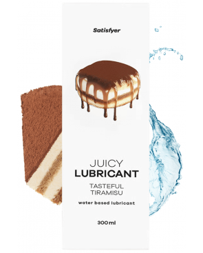 Lubrifiant à base d'eau Tiramisu savoureux 300 ml Satisfyer - CC597073