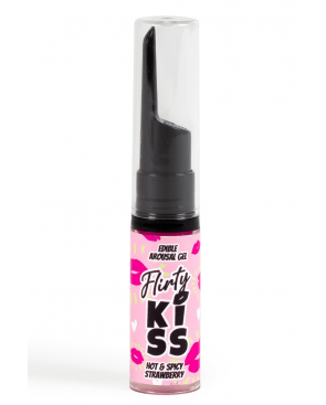 Gels pour Sexe Oral Fraise  Menthe  Flirty Kiss 2×8 gr Secret Play