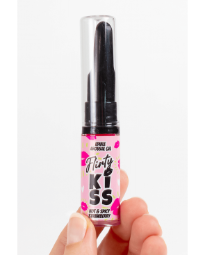 Gels pour Sexe Oral Fraise  Menthe  Flirty Kiss 2×8 gr Secret Play